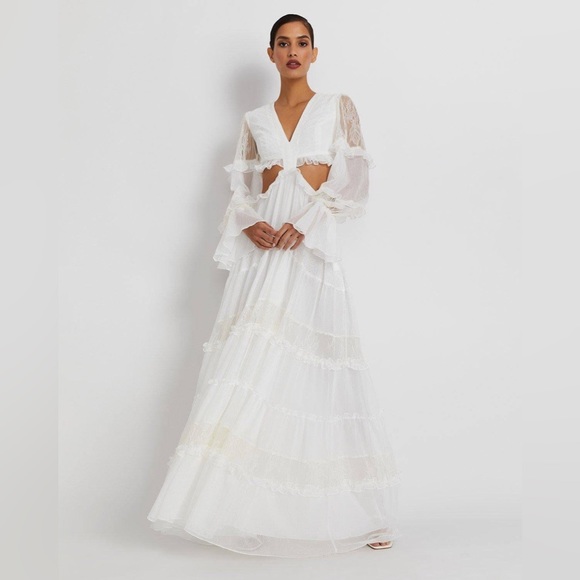 PatBO Lace-Trim Maxi Dress - Picture 2 of 12